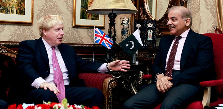 برطانوی وزیراعظم کا شہباز شریف کو ٹیلی فون،عہدہ سنبھالنے پر مبارکباد دی