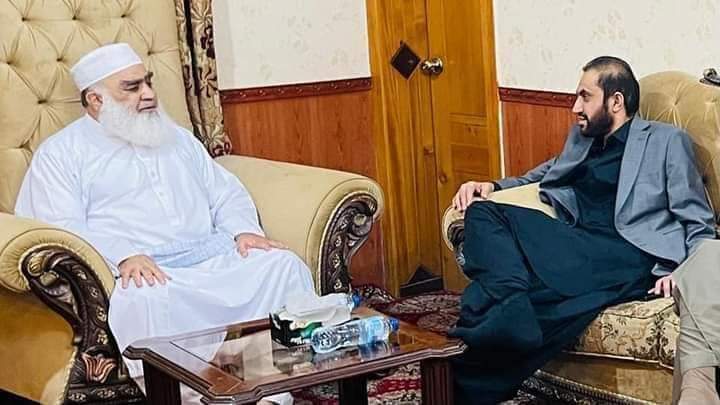 وزیر اعلیٰ بلوچستان کی وفاقی وزیر ہائوسنگ مولانا عبدالواسع سے ملاقات،سیاسی صورتحال پر غور