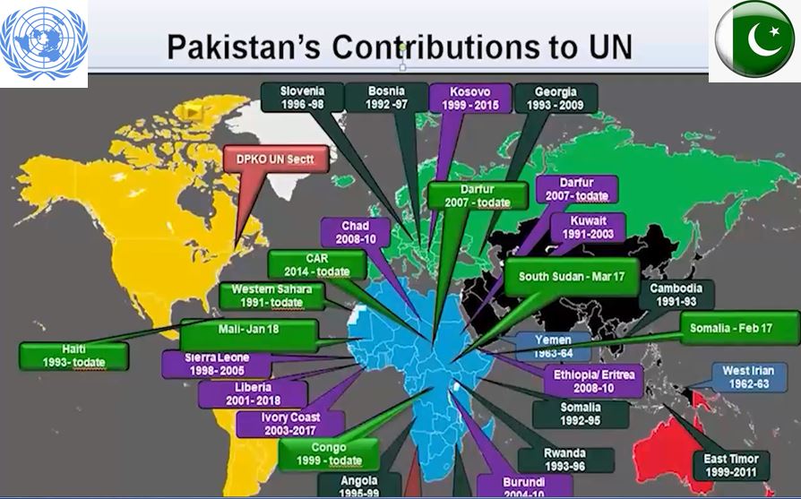 پاکستان امن مشن کیلئے فوج بھیجنے والا دوسرا بڑا ملک