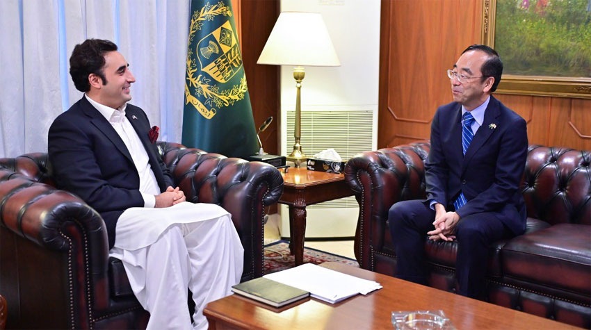 وزیر خارجہ بلاول بھٹو سے جاپان، ترکمانستان اور یورپی یونین کے سفیروں کی ملاقاتیں