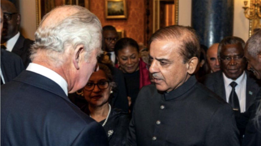وزیراعظم شہباز شریف کی شاہ چارلس سے ملاقات،ملکہ کے انتقال پر تعزیت