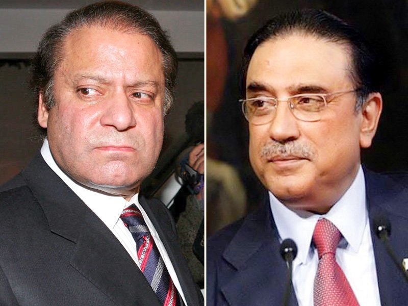 نواز شریف کا آصف زرداری سے ٹیلی فونک رابطہ