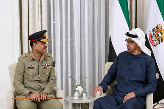 آرمی چیف جنرل عاصم منیر کی متحدہ عرب امارات کے صدر سے ملاقات