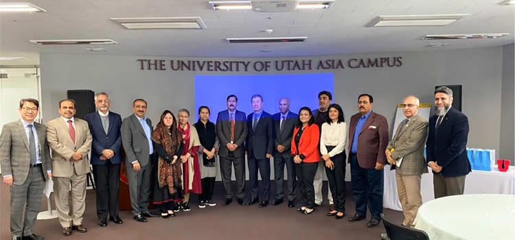 پاکستانی یونیورسٹیوں کے وائس چانسلرز مطالعاتی دورے پر جنوبی کوریا روانہ