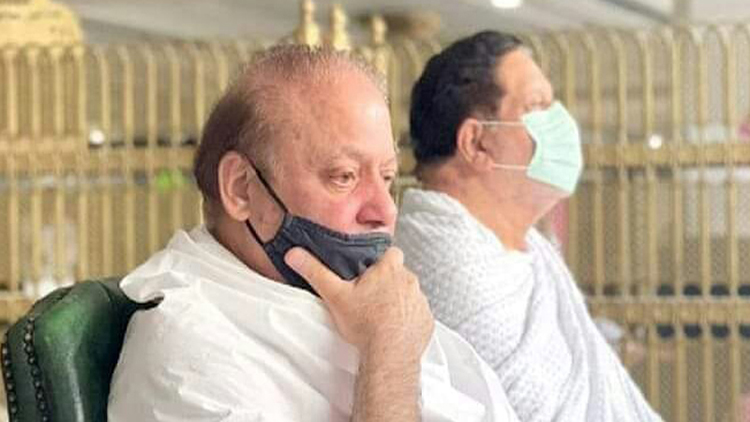 نوازشریف نے ماہ صیام کی 27ویں شب مسجد نبویﷺ میں گزاری