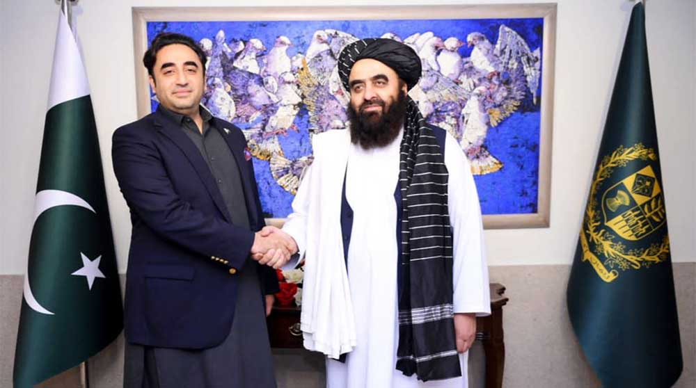 بلاول بھٹو کی افغان ہم منصب سے ملاقات، روابط بڑھانے کیلئے رکاوٹیں دور کرنے پر زور