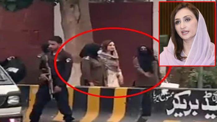 ملیکہ بخاری رہائی کے بعد دوبارہ گرفتار، پولیس لیکر نامعلوم مقام پر چلی گئی