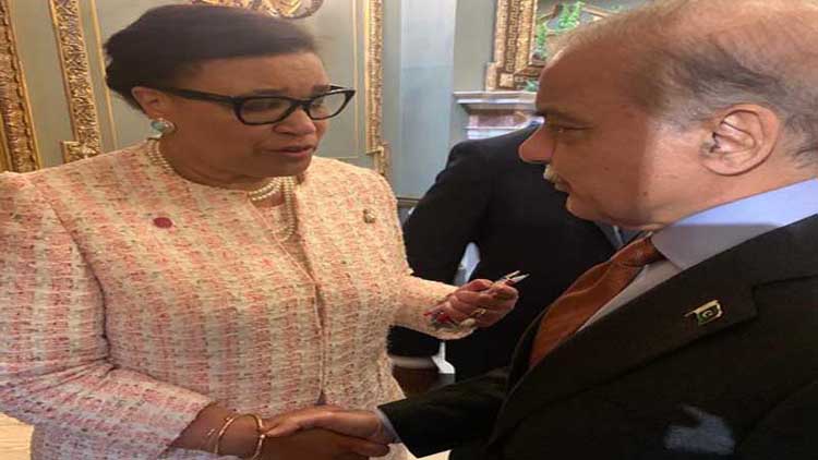 وزیراعظم کی دولت مشترکہ کی سیکرٹری جنرل سے ملاقات