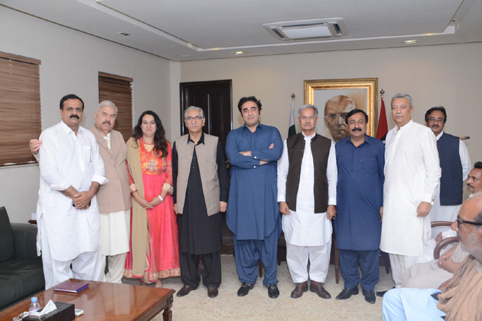 پنجاب کے سیاسی رہنمائوں کی بلاول بھٹو سے ملاقات، پی پی میں شمولیت کا اعلان