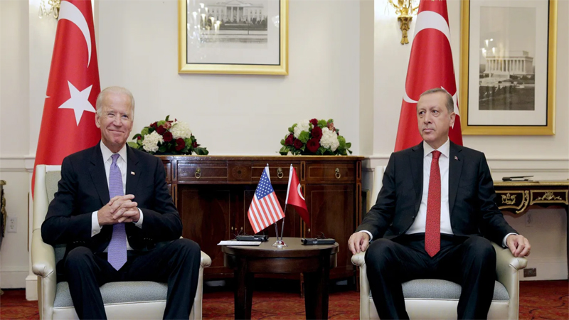 ترک صدر طیب اردوان کی امریکی صدر سے ملاقات، دفاعی و معاشی ترجیحات پر گفتگو