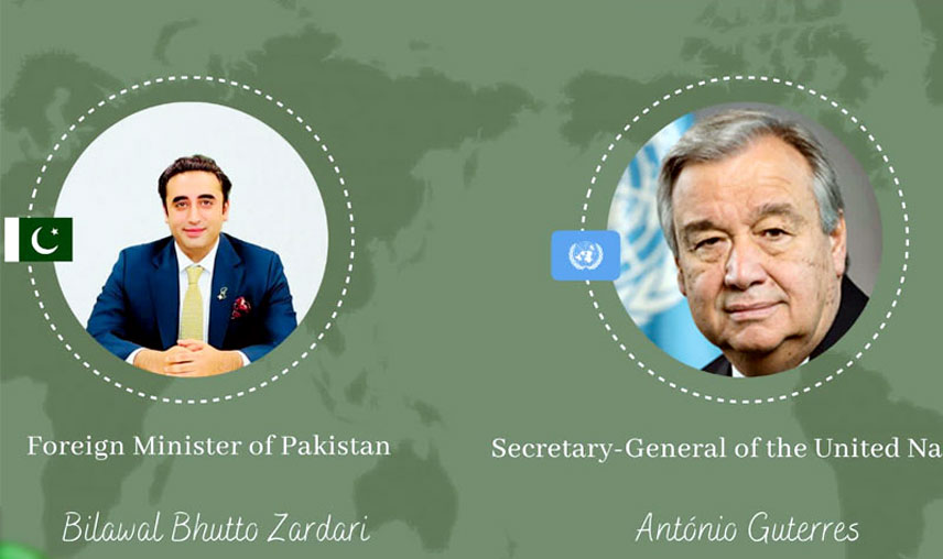 وزیر خارجہ بلاول کا انتونیو گوتریس سے ٹیلیفونک رابطہ، اسلاموفوبیا سے نمٹنے کیلئے جامع پلان مرتب کرنے کا مطالبہ