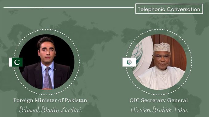 قرآن پاک کی بے حرمتی، بلاول بھٹو کا او آئی سی کے سیکرٹری جنرل سے ٹیلی فونک رابطہ