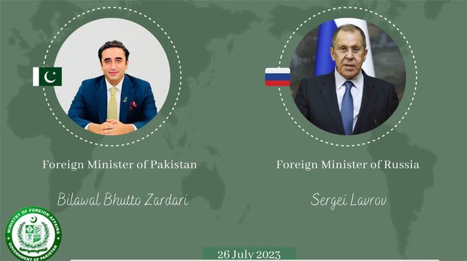 بلاول بھٹو کا روسی وزیر خارجہ سے ٹیلی فونک رابطہ، بڑھتے تعاون پر تبادلہ خیال