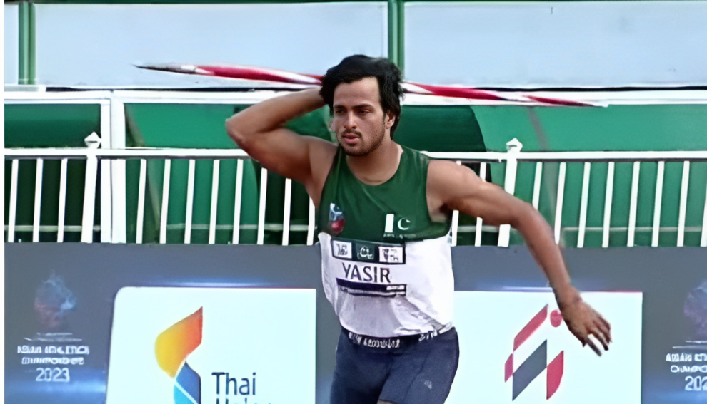 ایشین ایتھلیٹکس چیمپئن شپ، محمد یاسر نے جیولن تھرو میں کانسی کا تمغہ جیت لیا