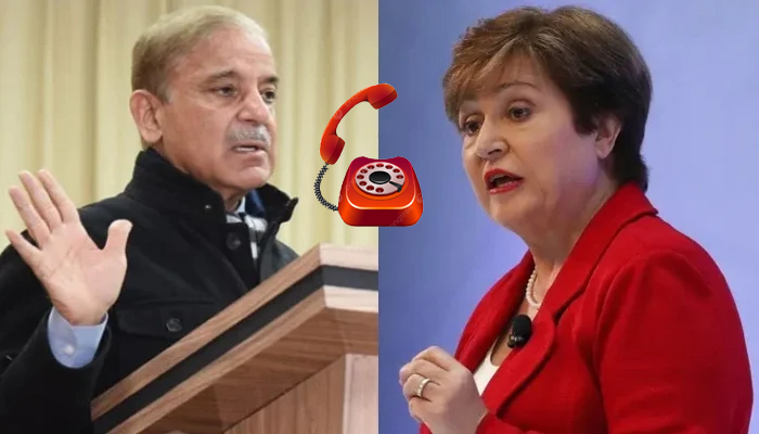 وزیراعظم کا آئی ایم ایف کی سربراہ کو ٹیلی فون، بیل آئوٹ پیکیج پر شکریہ ادا کیا