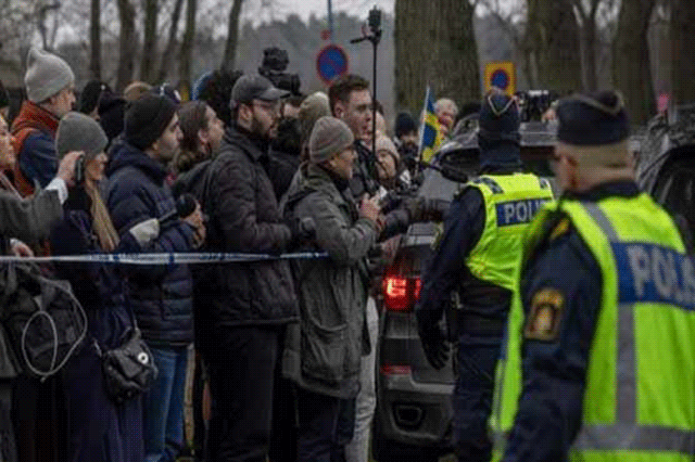 سویڈن میں قرآن پاک کی بے حرمتی کے مقام پر احتجاجی مظاہرہ