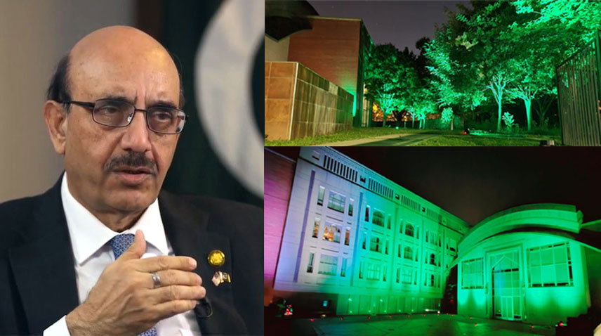 مشترکہ کوششوں سے پاکستان کو ترقی کی راہ پر ڈالنا ہے، مسعود خان کا یوم آزادی پر پیغام