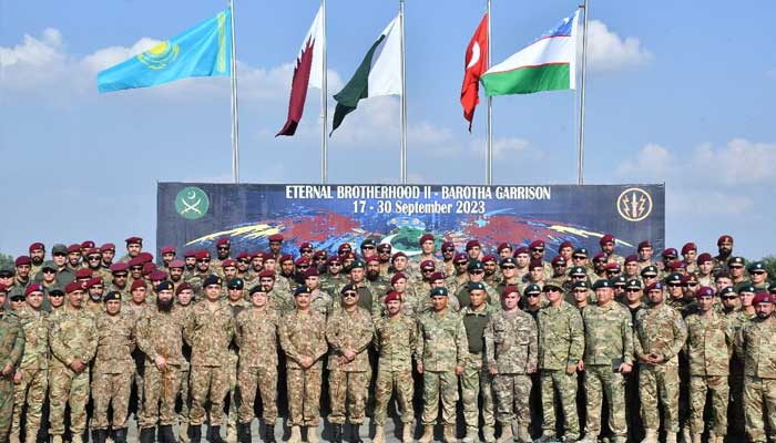 آرمی چیف کی کثیرالملکی اسپیشل فورسز کی مشترکہ مشق ‘ایٹرنل برادرہڈ دوم’ کی افتتاحی تقریب میں شرکت
