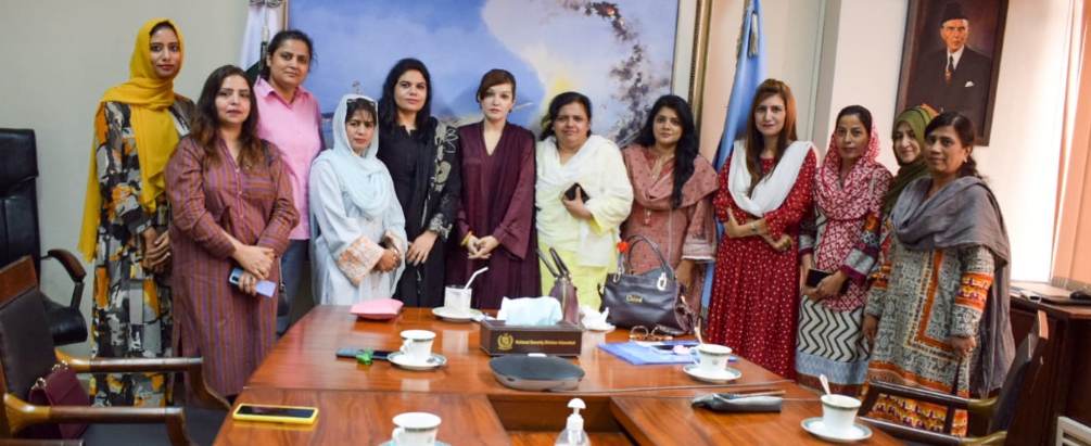 وزیراعظم کی معاون خصوصی برائے انسانی حقوق مشعال ملک سے وویمن جرنلسٹس ایسوسی ایشن آف پاکستان کے وفد کی ملاقات