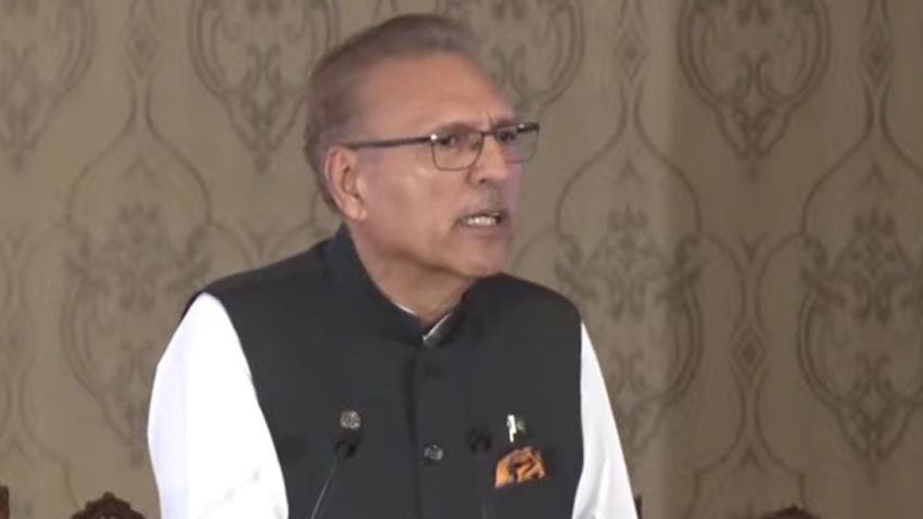 شاہ محمود قریشی کی گرفتاری پر صدر مملکت کا ٹوئٹ