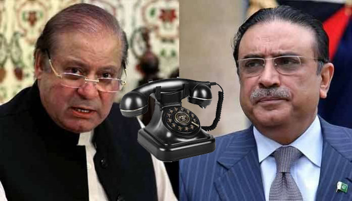 آصف زرداری نواز شریف کا ٹیلی فونک رابطہ، ریاست بچانے کیلئے ملکر کر کردار ادا کرنے پر اتفاق