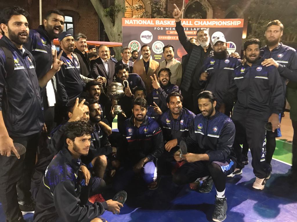 نیشنل باسکٹ بال چیمپئن شپ، واپڈا نے دفاعی چیمپئن آرمی کو فائنل میں شکست دیدی