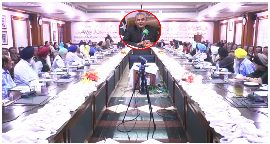 سکھ یاتریوں کے 39 رکنی وفد کی ایوان وزیراعلیٰ  میں محسن نقوی سے ملاقات