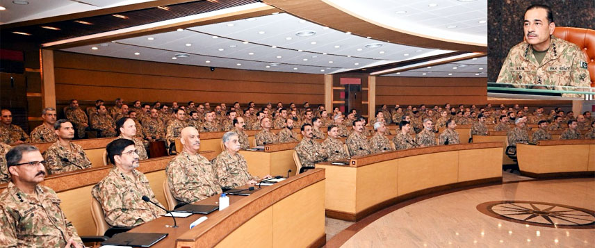 پاکستان فلسطینی عوام کی مکمل سیاسی، سفارتی اور اخلاقی حمایت کرتا ہے،  فارمیشن کمانڈرز کانفرنس