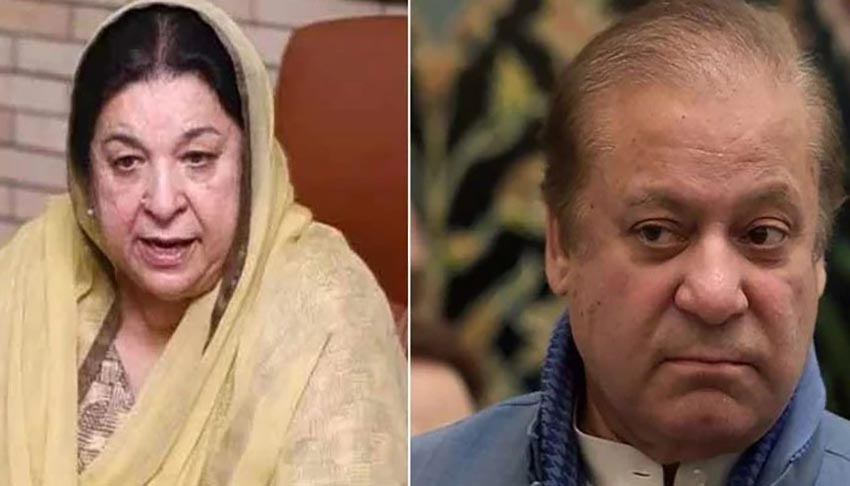این اے۔130 سے نواز شریف کے کاغذات منظور  ۔  یاسمین راشد مسترد