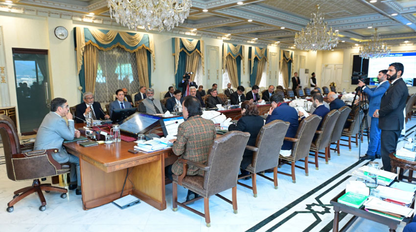 قومی اقتصادی کونسل کا اجلاس  ۔  چھ نکاتی ایجنڈے پر غور