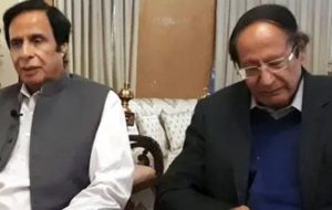 چوہدری شجاعت کی اڈیالہ جیل میں چوہدری پرویز الہیٰ سے ملاقات