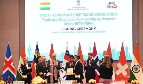 4 یورپی ممالک بھارت میں 100 ارب ڈالر کی سرمایہ کاری کریں گے