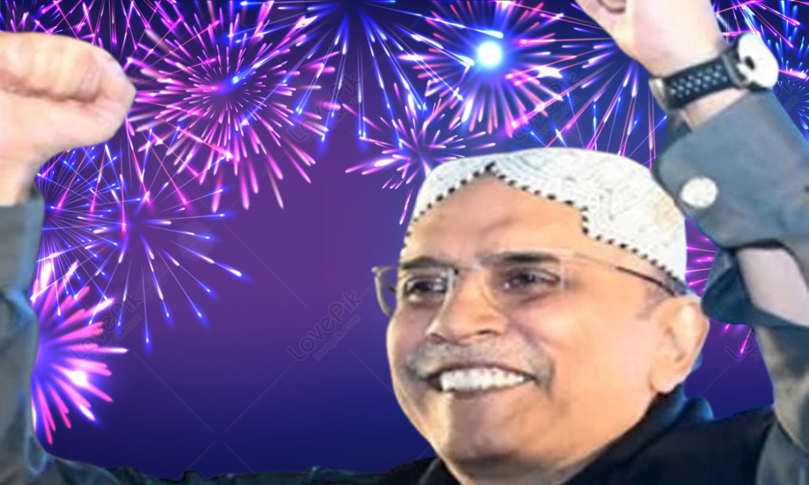 آصف علی زرداری دوسری بار صدر مملکت منتخب