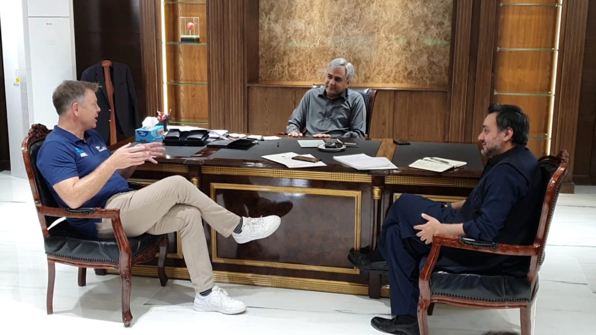 چیئرمین پی سی بی سے نیوزی کرکٹ کے چیف ایگزیکٹو کی ملاقات