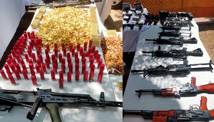 اسلحہ کی بڑی کھیپ پکڑی گئی، 2 افراد گرفتار