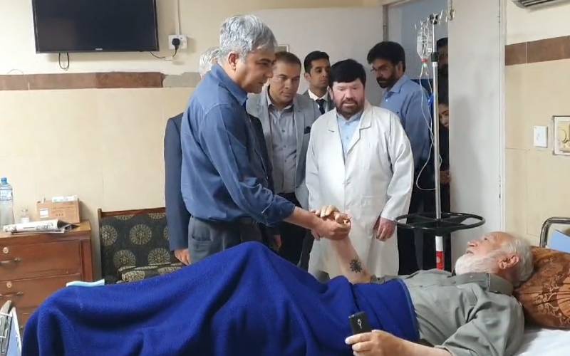 وزیر داخلہ محسن نقوی کا دورہ سی ڈی اے ہسپتال، مریضوں سے ملاقات