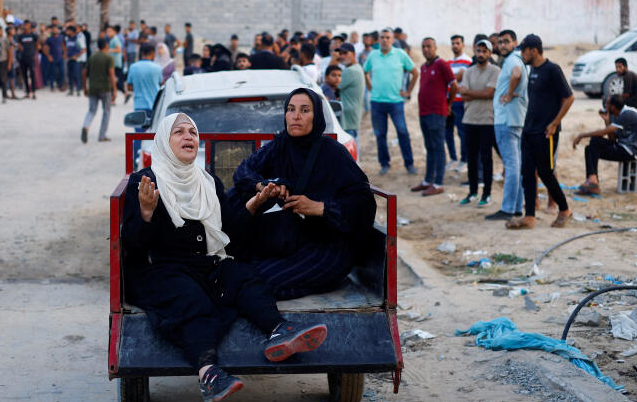 اسرائیلی فوج کا ہلال احمر دفتر کے قریب کیمپ پر حملہ، 22 فلسطینی شہید