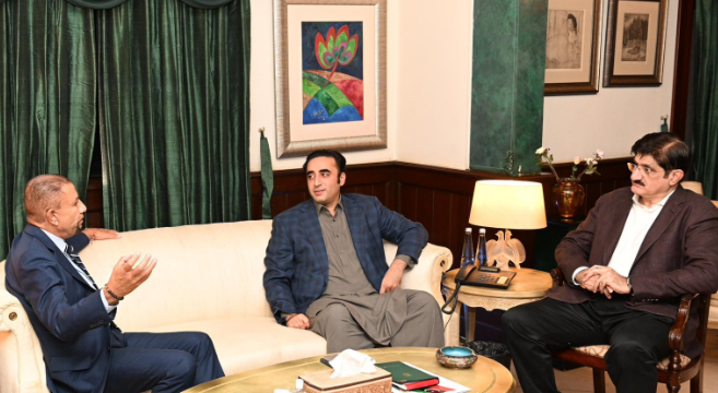 بلاول بھٹو سے نیویارک اسٹیٹ کے ڈپٹی سپیکر کی ملاقات،باہمی دلچسپی کے امور پر گفتگو
