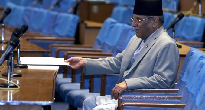 نیپال کے وزیراعظم پارلیمنٹ سے اعتماد کا ووٹ لینے میں ناکام