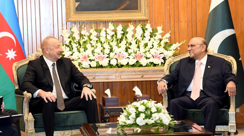 صدر آصف علی زرداری سے الہام علیوف کی ملاقات، تعاون بڑھانے کے عزم کا اعادہ