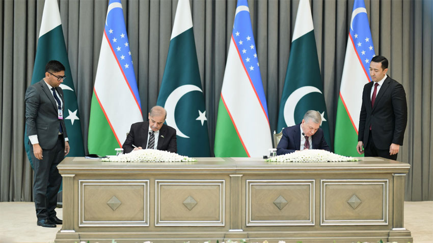 پاکستان،ازبکستان کے متعدد مفاہمتی یادداشتوں،معاہدوں پر دستخط