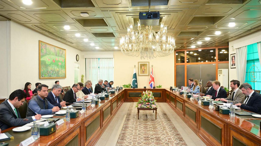 نائب وزیراعظم کا برطانوی سیکرٹری خارجہ کیساتھ علاقائی پیش رفت پر تبادلہ خیال