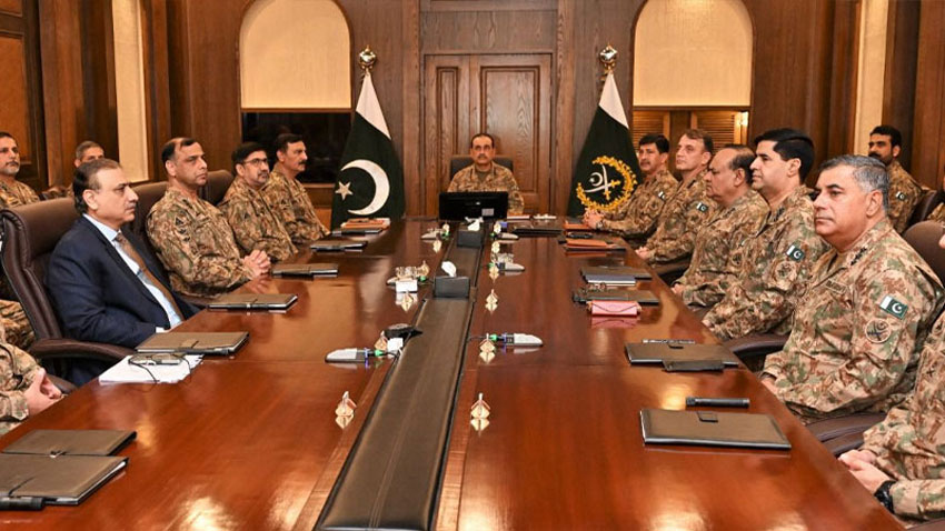 کور کمانڈرزکا ملکی خودمختاری اورعلاقائی سالمیت کےتحفظ کےعزم کا اعادہ