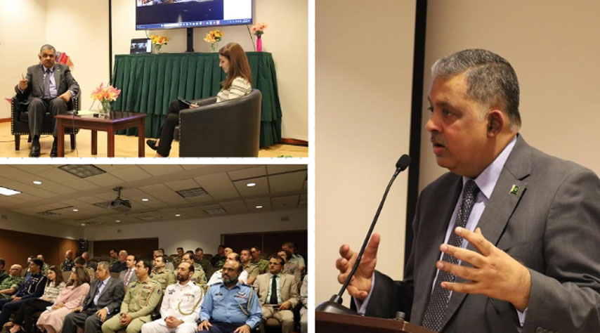 دہشتگردی کیخلاف عالمی جنگ میں پاکستان اگلے محاذ پر ڈٹا رہے گا،رضوان سعید