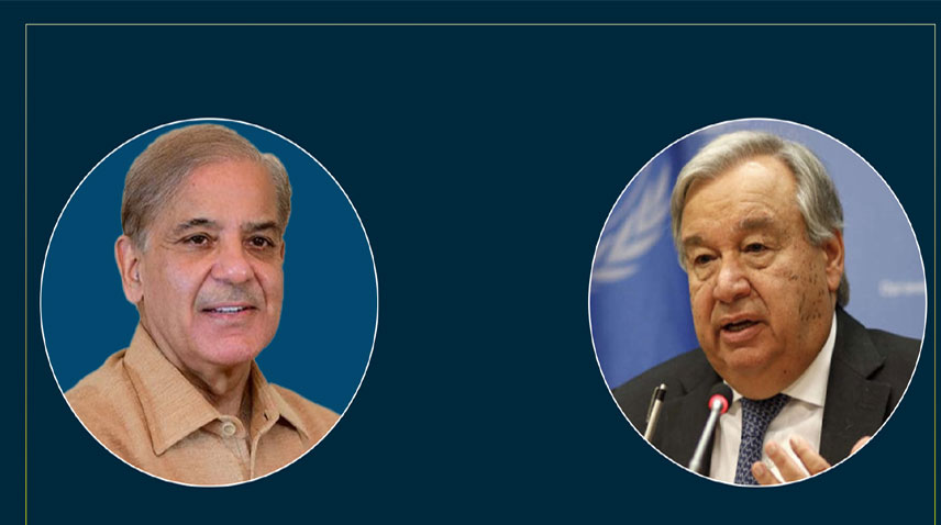وزیراعظم کی کشیدگی میں کمی کیلئےیواین سیکرٹری جنرل کی سفارتی کوششوں کی تعریف