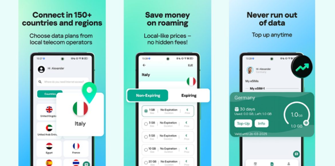 کیسپرسکی ای۔سم اسٹور عالمی مسافروں کو دنیا بھر میں آسان انٹرنیٹ فراہمی کا ذریعہ بن گیا