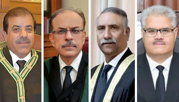 ملک کی چار اعلیٰ عدالتوں میں چیف جسٹسز کی تعیناتی کے نوٹیفکیشنز جاری