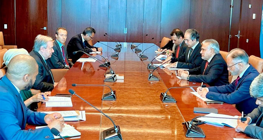 سیکرٹری جنرل اقوام متحدہ کی سلامتی کونسل میں پاکستان کے کردارکی تعریف