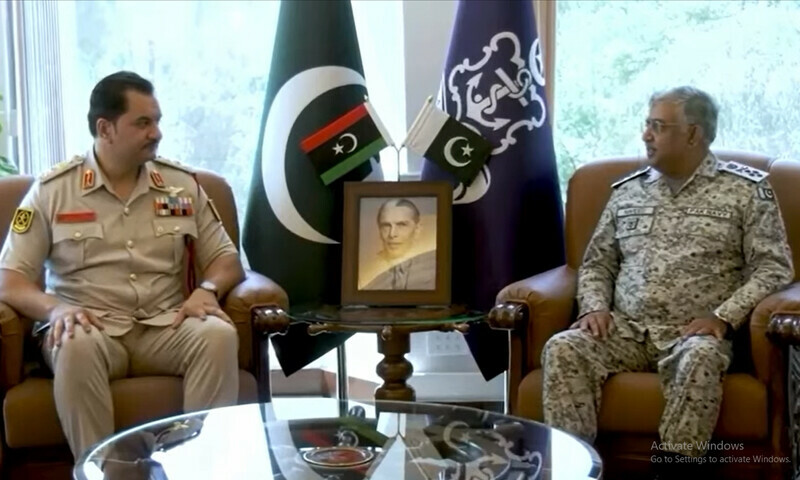 پاکستان اور لیبیا کے درمیان دفاعی تعلقات کو مزید مضبوط بنانے کے عزم کا اعادہ