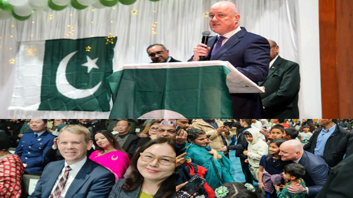 نیوزی لینڈ کے وزیراعظم کی پاکستان کے یوم آزادی کی تقریب میں شرکت